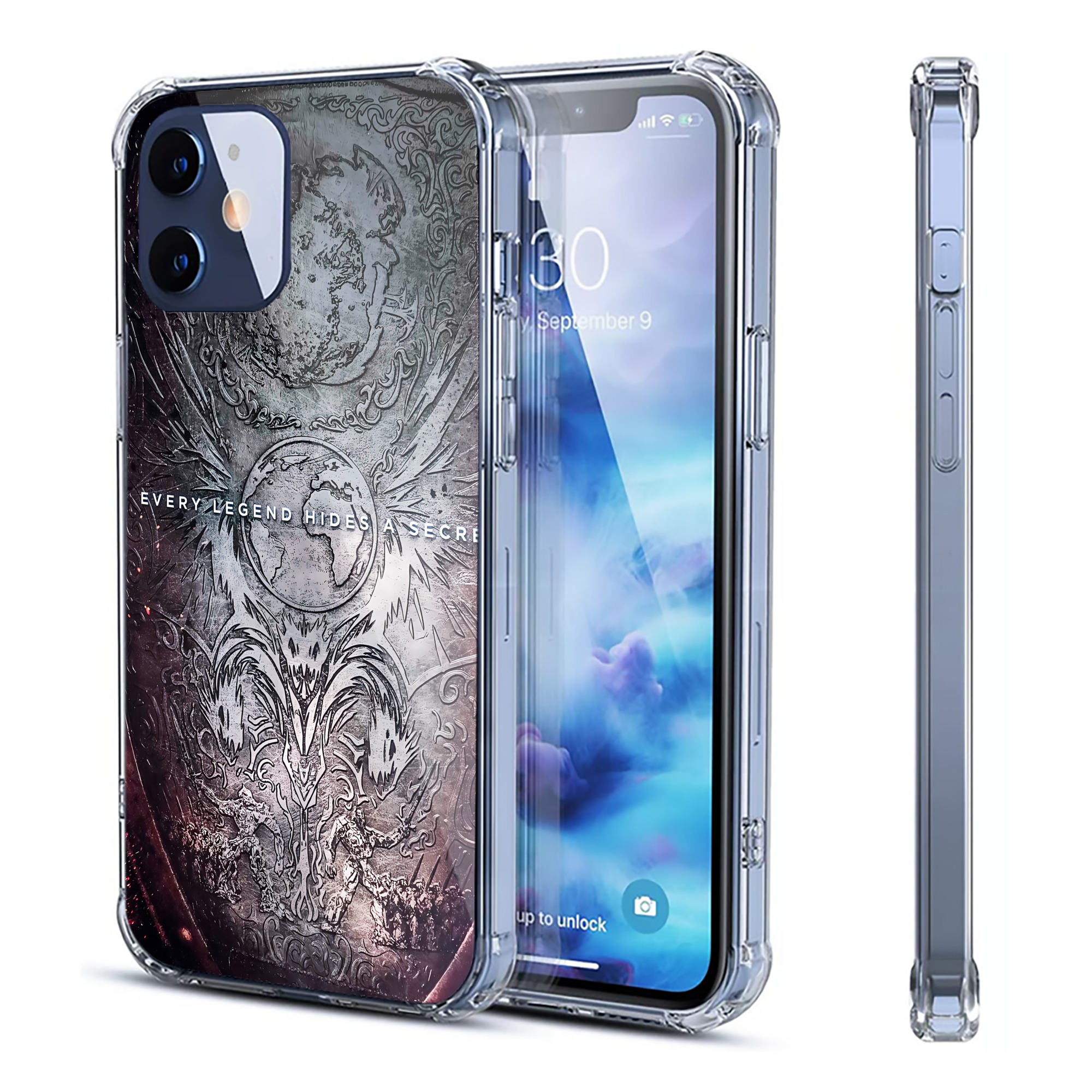 （画像用） Transformers トランスフォーマー 【iPhone 12シリーズ対応】透明スマホケース（クリアソフトケース）